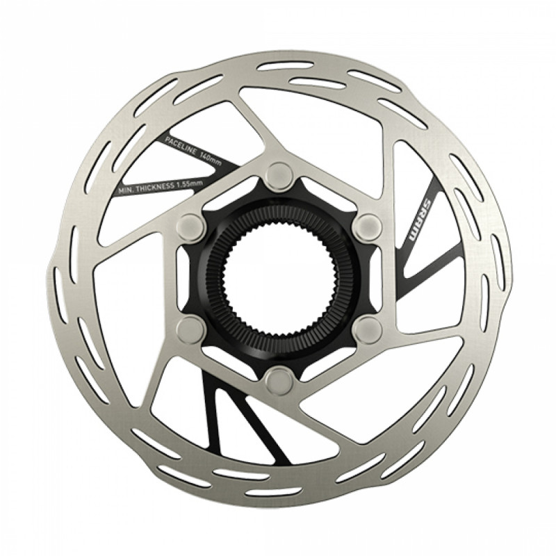 Disque frein route centerlock d140 mm Sram paceline argent/noir
