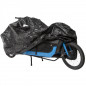 HOUSSE DE PROTECTION POUR VELO CARGO NOIR (290X120x70CM)