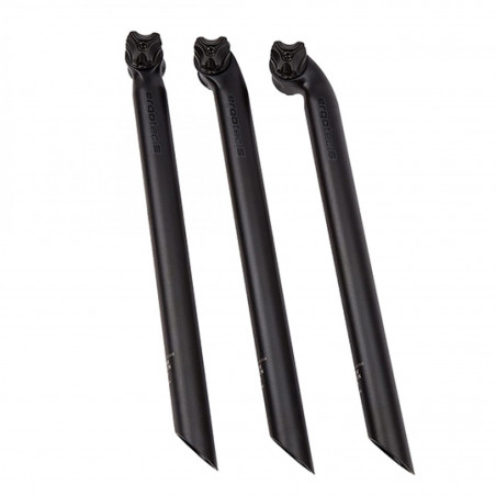 TIGE DE SELLE D30.9 ALU L400 ROUTE/VTT ERGOTEC NOIR DEPORT 0 MM (LEVEL 5)