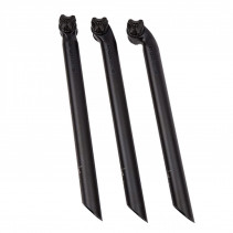 TIGE DE SELLE D30.9 ALU L400 ROUTE/VTT ERGOTEC NOIR DEPORT 0 MM (LEVEL 5)