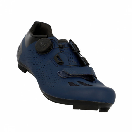 CHAUSSURE ROUTE FLR PRO F11 T42 BLEU NAVY SERRAGE MOLETTE   BANDE AUTO AGRIPPANTE (PR)