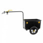 Remorque velo utilitaire maxitrailer 60l  (dimensions interieures l 60cm x l 40cm x h 21cm) avec roues  fixation tige de selle