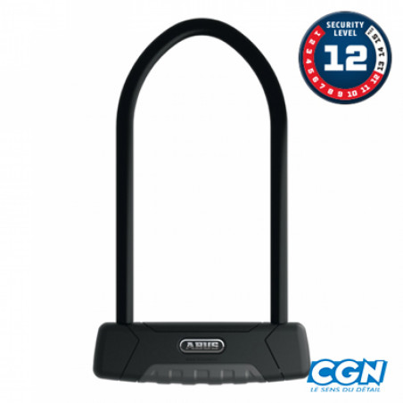 ANTIVOL VELO U 140 X 230MM ABUS GRANIT PLUS 470  SUPPORT