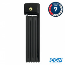 ANTIVOL VELO PLIABLE  A CLE L 85CM ABUS BORDO LITE 6055K/85 NOIR   SUPPORT