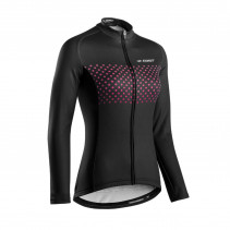MAILLOT GIST MANCHE LONGUE POIS FEMME ZIP TOTAL VIOLET  M