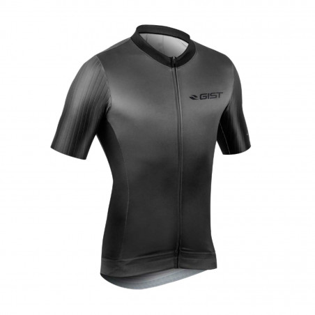 MAILLOT GIST DIAMOND ETE MANCHES COURTES NOIR-GRIS  L