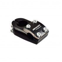 POTENCE BMX ALU AHEAD SET 1''1/8 NOIRE OUVRABLE FIXATION 4 VIS CINTRE 22.2MM