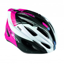 CASQUE ROUTE/VTT OPTIMIZ O300 VISION ROSE/BLANC/NOIR MAT AVEC REGLAGE OCCIPITAL 55/58