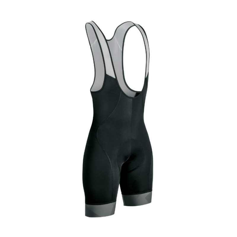 CUISSARD GIST CLIMBER A BRETELLES COURT FOND TRIPLE DENSITE NOIR BORDS GRIS  XL
