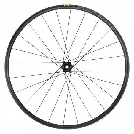 Roue gravel 700 mavic allroad tubeless ready arriere disc 6 trous axe traversant 12-142 noir cassette Shimano 11-10v. jante