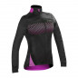 VESTE GIST HIVER POIS FEMME ZIP TOTAL VIOLET