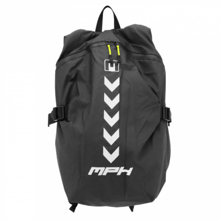 SAC A DOS MPH NOIR PVC IMPERMEABLE 18L (PEUT CONTENIR UN CASQUE )