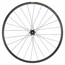 Roue gravel 700 mavic allroad tubeless ready avant disc 6 trous axe traversant 12-100 noir jante 622-22