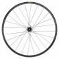 Roue gravel 700 mavic allroad tubeless ready avant disc 6 trous axe traversant 12-100 noir jante 622-22