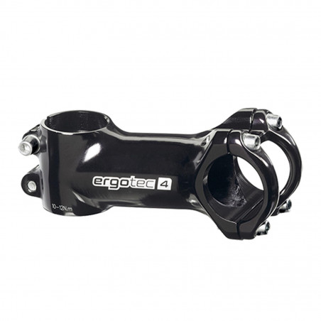 POTENCE VTT AHEAD SET 1''1/8 L110 ERGOTEC CRAB 2 ALU NOIR   7° (CINTRE 25.4)