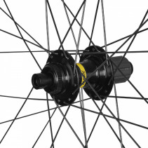 Roue vtc - city 700 mavic speedcity tubeless ready arriere disc centerlock axe traversant 12-142 noir cassette 11-10v. jante