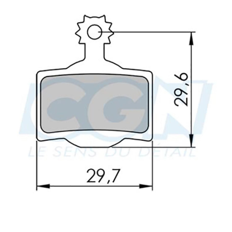 Plaquette frein vtt 30 clarks sintered adapt. magura mt2/mt4/mt6/mt8 (pr)
