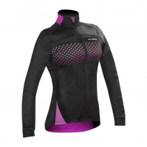 VESTE GIST HIVER POIS FEMME ZIP TOTAL VIOLET  L