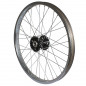 Roue tricycle 20 pouces arriere (jante acier 36 rayons moyeu fusee)