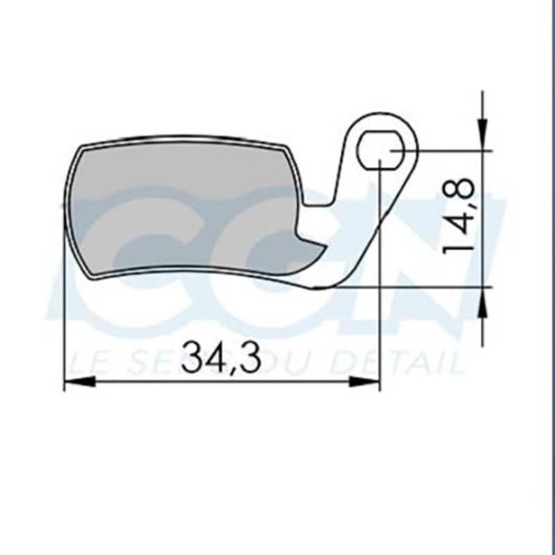 Plaquette frein vtt 29 clarks sintered adapt. magura marta 2002-2008/marta sl (pr)