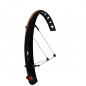 GARDE BOUE E-BIKE/VAE 28'' STRONG PLASTIQUE A TRINGLES 48MM NOIR (PR)