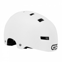 CASQUE VELO BMX-URBAIN GES EXPLORER BLANC MAT AVEC FIT SYSTEM TAILLE 54-58 (VENDU EN BOITE)