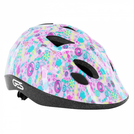 CASQUE VELO ENFANT GES DOKKY FILLE PASTELS TAILLE 47-53 SYSTEME TURNLOCK (VENDU SOUS CAVALIER)