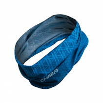 BANDANA-TOUR DE TETE-TOUR DE COU-BANDEAU CHIBA COLORI BLEU ROYAL