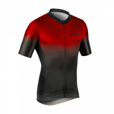 MAILLOT GIST DIAMOND ETE MANCHES COURTES NOIR-ROUGE  L
