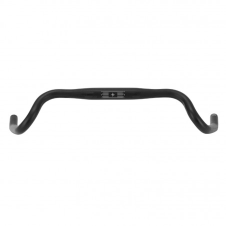 CINTRE ROUTE ERGOTEC GRAVEL ALU NOIR DIAM 31.8mm L 440-580 mm (HOMOLOGUE NIVEAU 5)