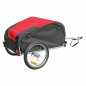 Remorque velo utilitaire maxi 45kg (dimensions l75xl53xh42) avec roues 16" fixation axe de roue - remorque livree avec bache,
