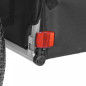 Remorque velo utilitaire maxi 45kg (dimensions l75xl53xh42) avec roues 16" fixation axe de roue - remorque livree avec bache,