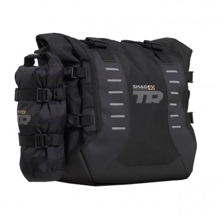 SACOCHE CAVALIERE LATERALE SHAD TR40 TERRA ADVENTURE NOIR (AVEC SAC INTERIEUR POUR L'ETANCHEITE)