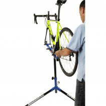 PIED DE MONTAGE-REPARATION VELO REGLABLE-PLIABLE ROTATION 360° H 84-100 cm 120x105 cm (INCLUS ADAPTATEUR)  -BICISUPPORT-