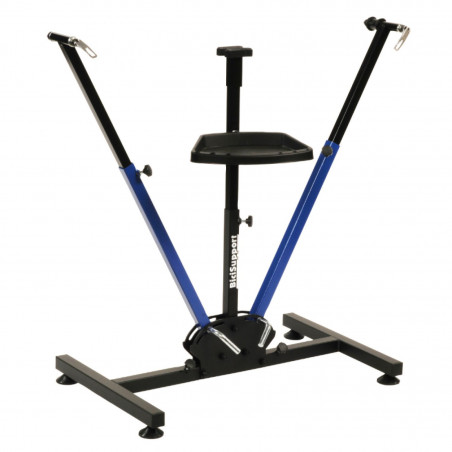 PIED DE MONTAGE-REPARATION VELO REGLABLE H 85 cm 76x48 cm  -BICISUPPORT-
