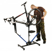 PIED DE MONTAGE-REPARATION VELO REGLABLE H 85 cm 76x48 cm  -BICISUPPORT-
