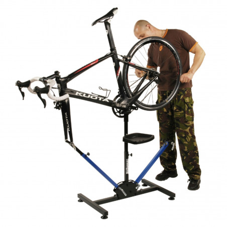 PIED DE MONTAGE-REPARATION VELO REGLABLE H 85 cm 76x48 cm  -BICISUPPORT-