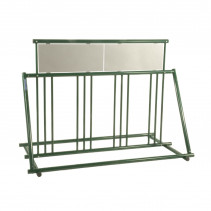 GARAGE 8 VELOS EXTERIEUR (AVEC EMPLACEMENT POUR PUBLICITE)  -BICISUPPORT-