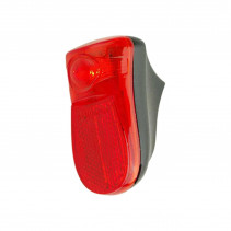 ECLAIRAGE VELO PILE AR OPTIMIZ 1 LED ROUGE -HOMOLOGUE CE- (FIXATION GARDE-BOUE)