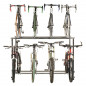 PRESENTOIR DE MAGASIN 8 VELOS SUR 2 NIVEAUX CHROME  -BICISUPPORT-