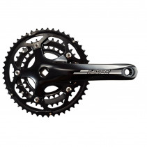 PEDALIER ROUTE TRIPLE 50-39-30D L170 LASCO 8/9/10V NOIR (AXE CARRE 113MM)