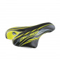 SELLE ENFANT KID 14/16/20 POUCES MONTE GRAPPA 996 OK GO NOIR/JAUNE AVEC CHARIOT DE SELLE