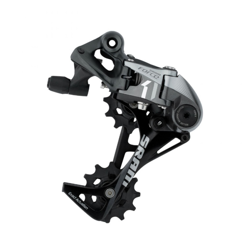 Derailleur route - gravel arriere Sram 11v. force mono plateau noir chape longue