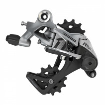 Derailleur route - gravel arriere Sram 11v. rival type 3.0 mono plateau noir chape moyenne