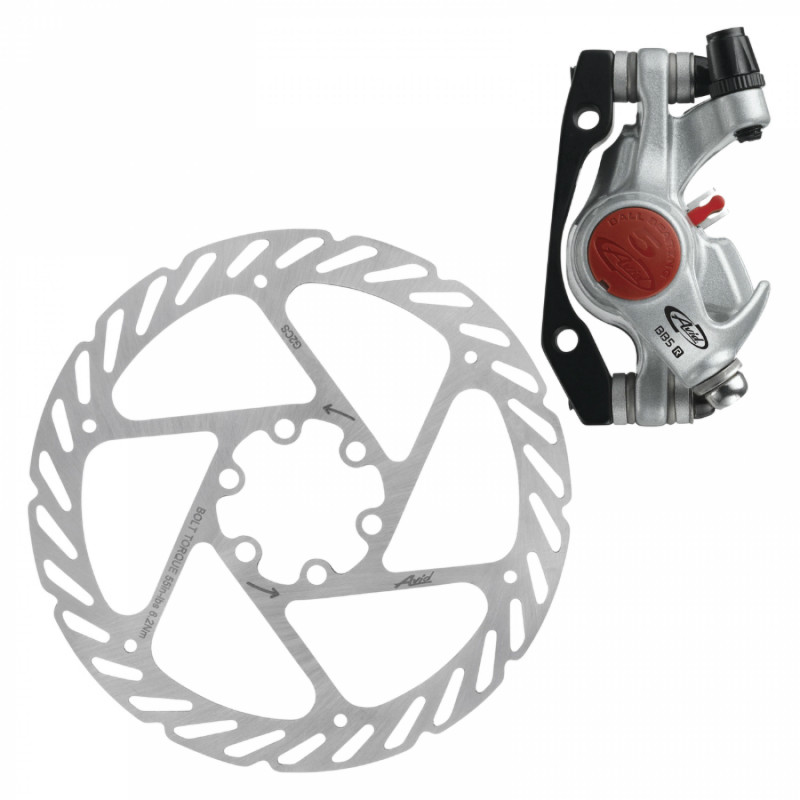 FREIN A DISQUE ROUTE MECANIQUE ARRIERE SRAM AVID BB5 (ETRIER   DISQUE 6 TROUS EN 140 mm)