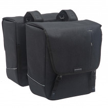 SACOCHE VELO PORTE BAGAGE A PONT NEWLOOXS NOVA DOUBLE NOIR - 32 LITRES - 350X350X150MM