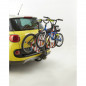 PROTECTION MOUSSE BLANC-ROUGE POUR PORTE VELO MOTTEZ (ENTRE LES VELOS) - FORME TRIANGLE 38 X 58cm EPAISSEUR 15mm