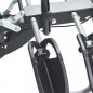 PORTE VELO PLATEFORME MOTTEZ DIANE INCLINABLE POUR 3 VELOS FIXATION RAPIDE SUR L'ATTELAGE -FABRICATION FRANCAISE HOMOLOGUE CE