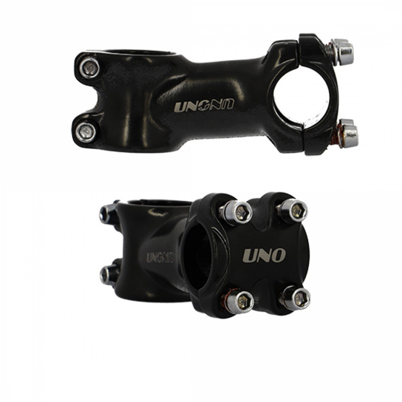 POTENCE VTT AHEAD SET 1''1/8 L70 UNO ALU NOIR   7° (CINTRE 25.4)