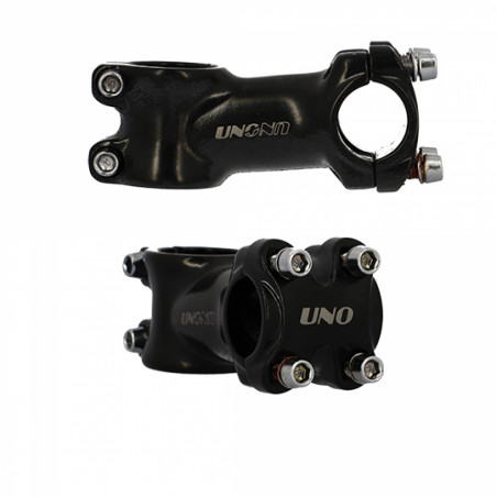 POTENCE VTT AHEAD SET 1''1/8 L70 UNO ALU NOIR   7° (CINTRE 25.4)